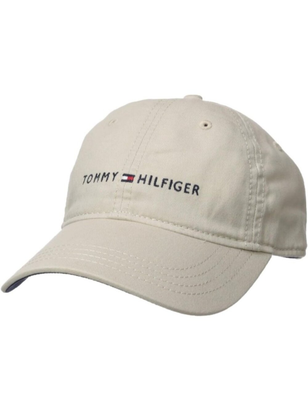 Tommy Hilfiger Men's Tommy Stone Cotton Logo Adjustable Baseball Cap